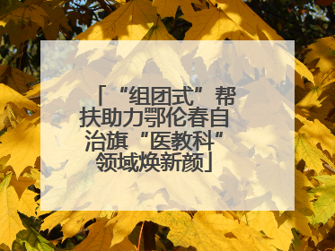“组团式”帮扶助力鄂伦春自治旗“医教科”领域焕新颜