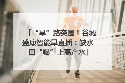 “旱”路突围！谷城盛康智能旱直播：缺水田“喝”上高产水