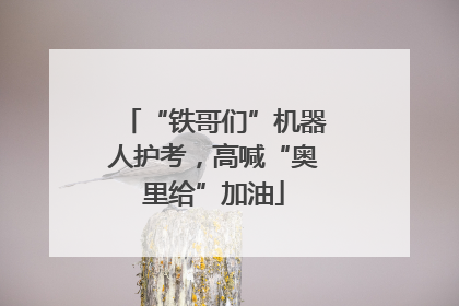 “铁哥们”机器人护考，高喊“奥里给”加油