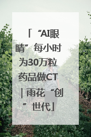 “AI眼睛”每小时为30万粒药品做CT｜雨花“创”世代