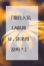 现在入坑LABUBU，还来得及吗？