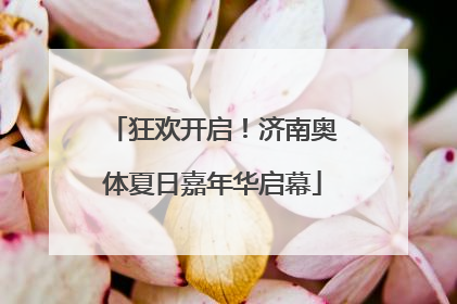 狂欢开启！济南奥体夏日嘉年华启幕