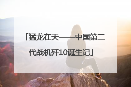 猛龙在天——中国第三代战机歼10诞生记