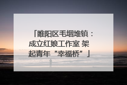 睢阳区毛堌堆镇：成立红娘工作室 架起青年“幸福桥”