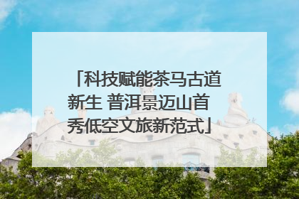 科技赋能茶马古道新生 普洱景迈山首秀低空文旅新范式