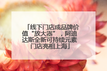 线下门店成品牌价值“放大器”，阿迪达斯全新可持续元素门店亮相上海