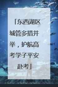 东西湖区城管多措并举，护航高考学子平安赴考