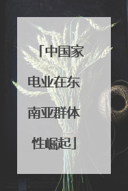 中国家电业在东南亚群体性崛起