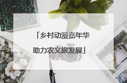 乡村动漫嘉年华助力农文旅发展