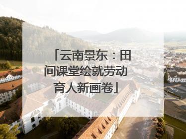 云南景东：田间课堂绘就劳动育人新画卷