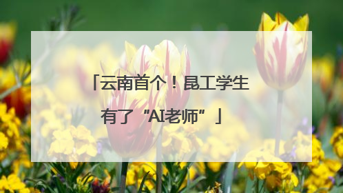 云南首个！昆工学生有了“AI老师”