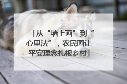 从“墙上画”到“心里法”，农民画让平安理念扎根乡村