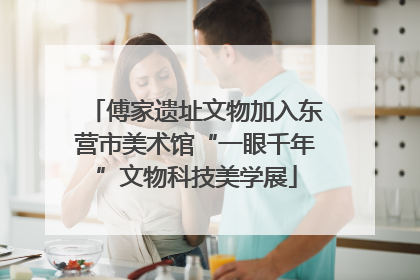 傅家遗址文物加入东营市美术馆“一眼千年”文物科技美学展