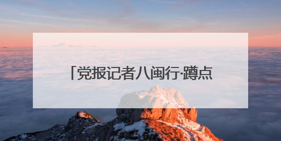 党报记者八闽行·蹲点日记｜一叶茶、一片林、一座厂的振兴接力