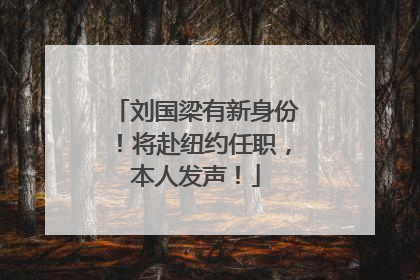 刘国梁有新身份！将赴纽约任职，本人发声！