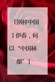 别样中国丨伊春，何以“中国林都”