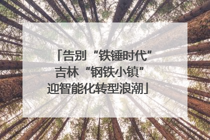 告别“铁锤时代” 吉林“钢铁小镇”迎智能化转型浪潮