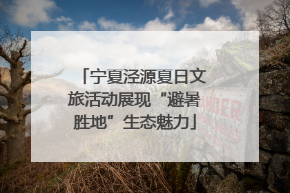 宁夏泾源夏日文旅活动展现“避暑胜地”生态魅力