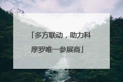 多方联动，助力科摩罗唯一参展商