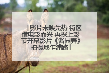 影片未映先热 街区借电影而兴 再探上影节开幕影片《酱园弄》拍摄地乍浦路