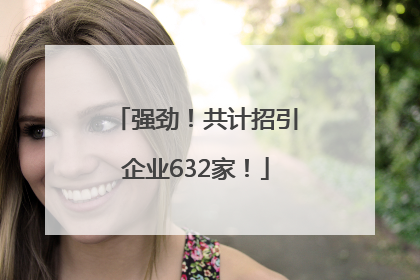 强劲！共计招引企业632家！