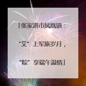 张家港市凤凰镇：“艾”上军旅岁月，“粽”享端午温情