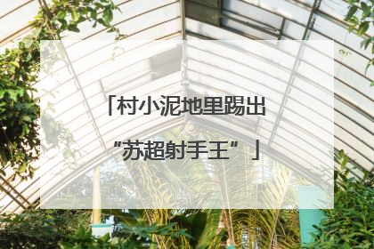 村小泥地里踢出“苏超射手王”