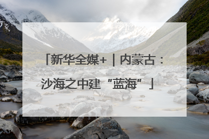 新华全媒+｜内蒙古：沙海之中建“蓝海”