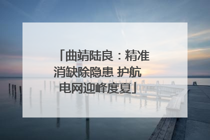 曲靖陆良：精准消缺除隐患 护航电网迎峰度夏