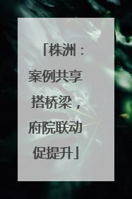 株洲：案例共享搭桥梁，府院联动促提升