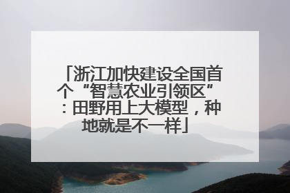 浙江加快建设全国首个“智慧农业引领区”：田野用上大模型，种地就是不一样