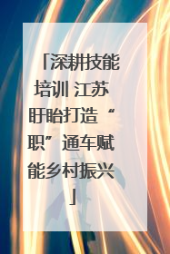 深耕技能培训 江苏盱眙打造“职”通车赋能乡村振兴