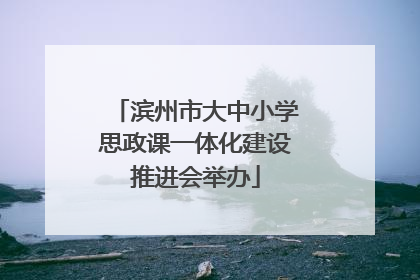滨州市大中小学思政课一体化建设推进会举办