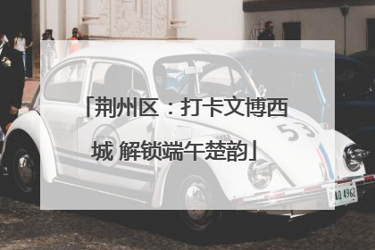 荆州区：打卡文博西城 解锁端午楚韵