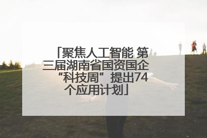 聚焦人工智能 第三届湖南省国资国企“科技周”提出74个应用计划