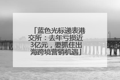 蓝色光标递表港交所：去年亏损近3亿元，要抓住出海跨境营销机遇