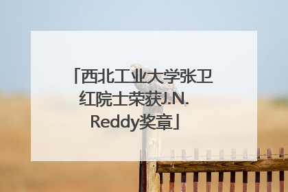 西北工业大学张卫红院士荣获J.N.Reddy奖章
