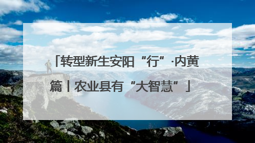 转型新生安阳“行”·内黄篇丨农业县有“大智慧”