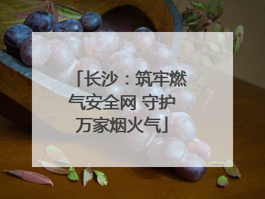 长沙：筑牢燃气安全网 守护万家烟火气
