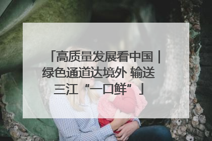 高质量发展看中国｜绿色通道达境外 输送三江“一口鲜”
