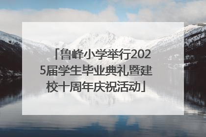 鲁峰小学举行2025届学生毕业典礼暨建校十周年庆祝活动